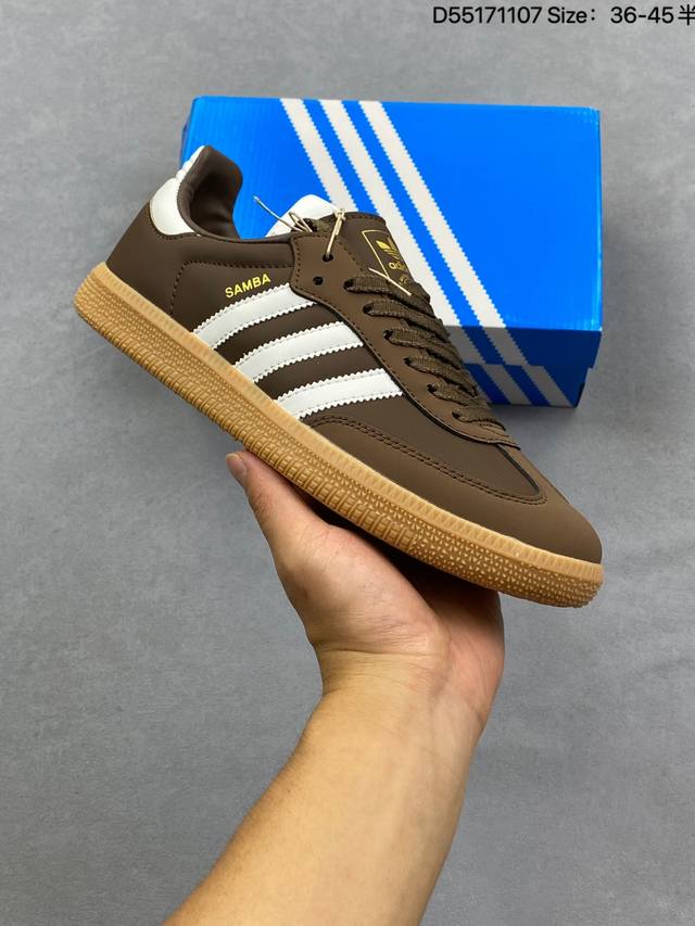 Authentic Adidas Originals Samba Samba Series Gentleman's Style Football Style