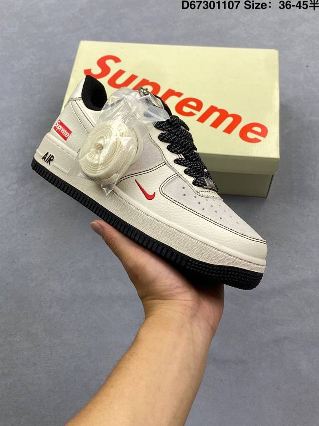 Nike Air Force 1 '07 Low-top Versatile Casual Sneakers. Soft, highly elastic cu