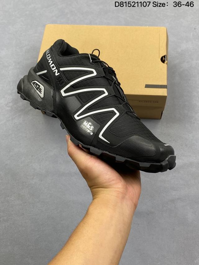 Company Grade Salomon Speedcross 3 Simple Comfortable Non-Slip Low-Top Outdoor