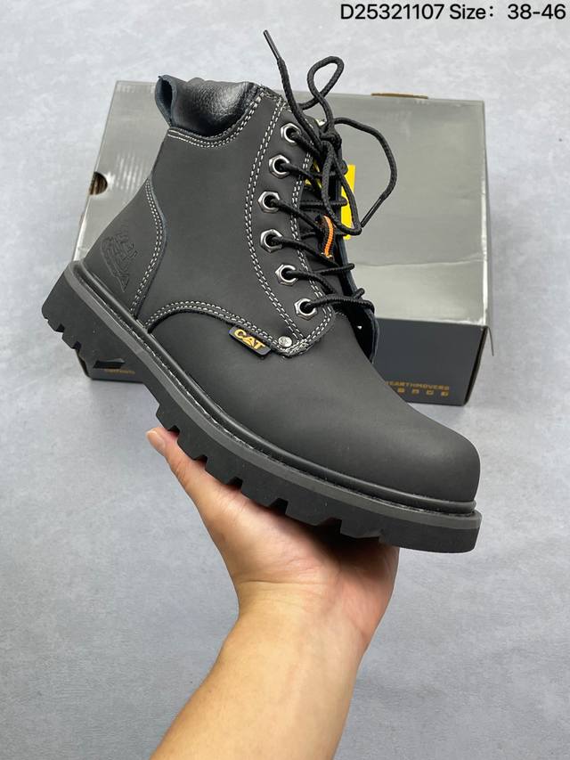 Company Grade: Cat Original New Bulldozer Casual Fashion Men's Leather Shoes, O