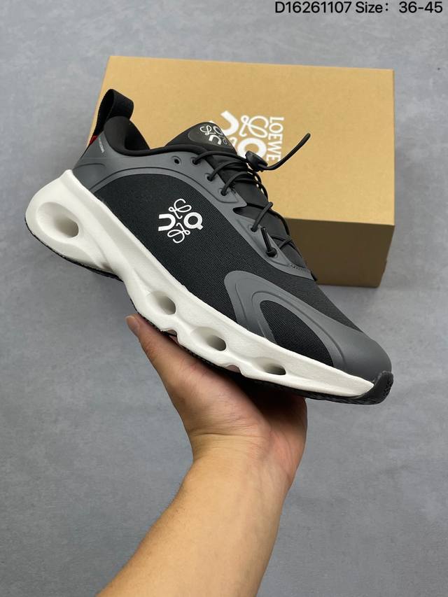 On Angpao X Loewe Cloudventure 2.0 Polyester Fabric Artificial Leather TPU Round