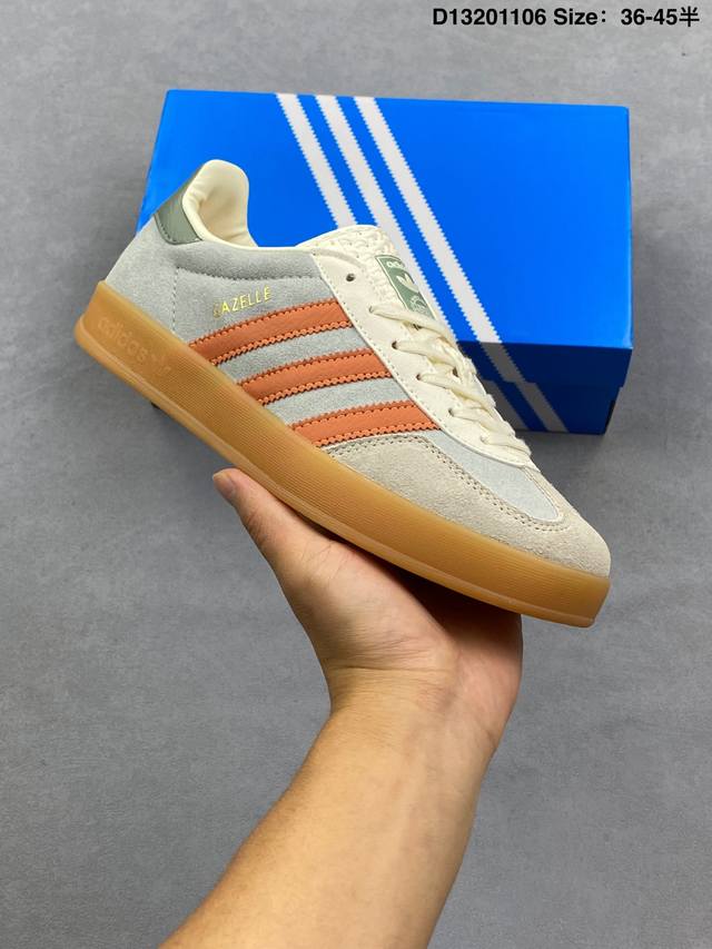 Company Grade Adidas Originals Gazelle Indoor Trefoil Casual Non-Slip Wear-Resi