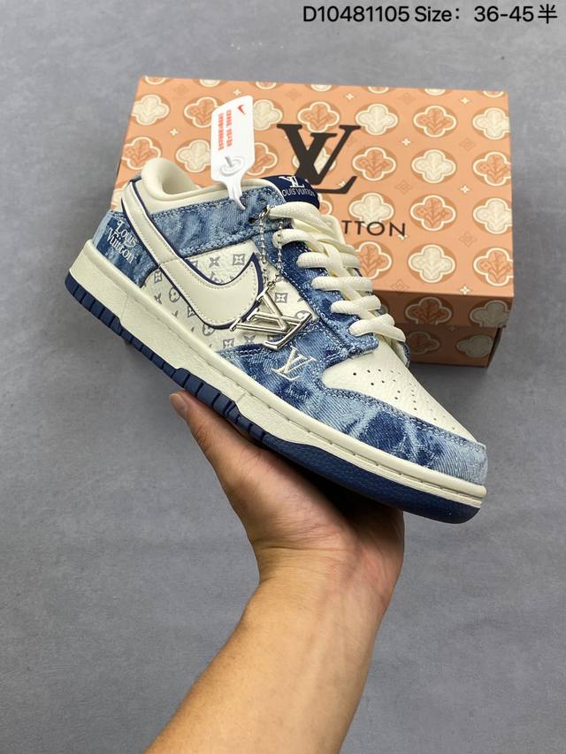 Company Grade Nike Dunk Low Retro 'DIY High-End Custom' Nike Low-Top Casual Spo