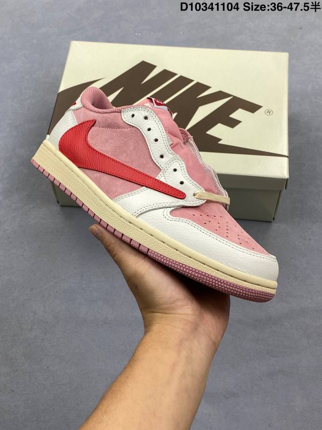 Jordan Fragment X Travis Scott X Lv Air Jordan 1 Low Three-Way Collaboration wi