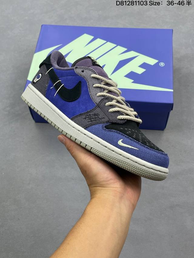 Factory Grade Nike Air Jordan 1 Retro Low Og Nike AJ1 Low-Top Casual Sneakers S