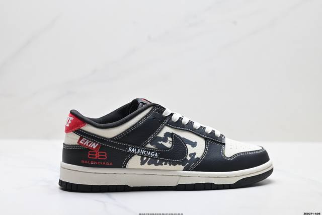 Company Grade Nike Dunk Low Retro 'DIY High-End Custom' Nike Low-Top Casual Spo