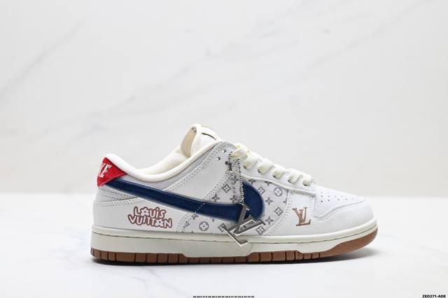 Company Grade Nike Dunk Low Retro 'DIY High-End Custom' Nike Low-Top Casual Spo