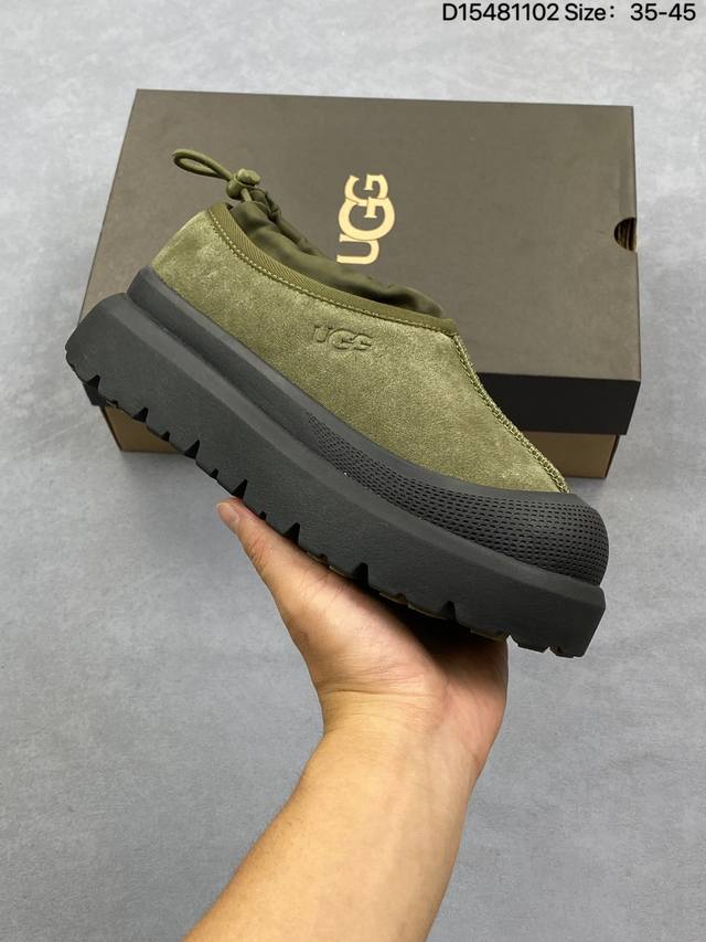 Company Grade Ugg Wang Yibo Same Style Sangpo Snow Boots, Leather and Fur Lined