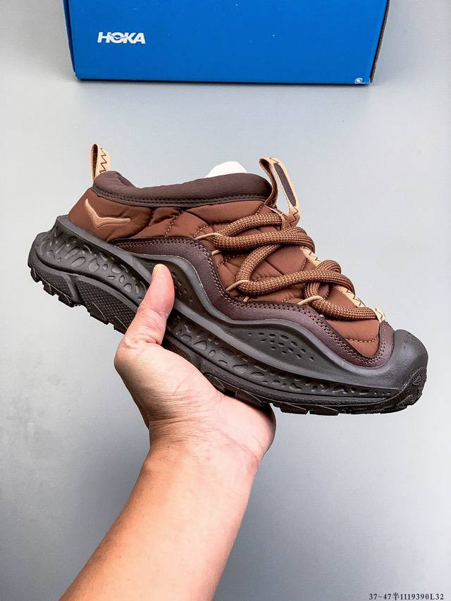 Hoka One One Ora Primo sneakers are back in a new Midnight Black colorway. The e