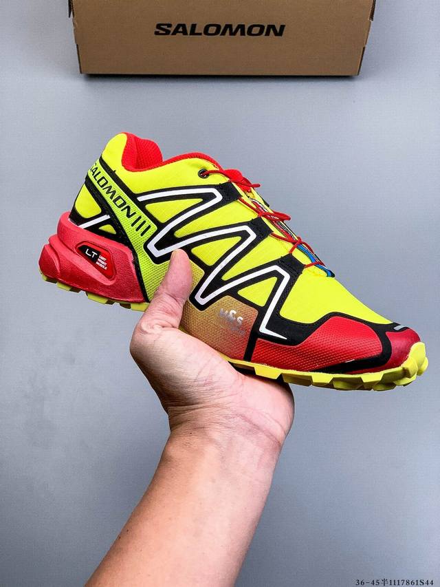 Company-grade Salomon Speedcross 3 Simple Comfortable Non-slip Low-top Outdoor