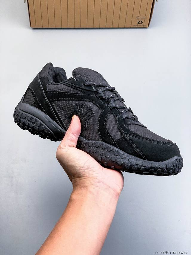 Company Grade! Mlb Chunky Liner Casual Running Shoes, Printed Leather Sneakers,