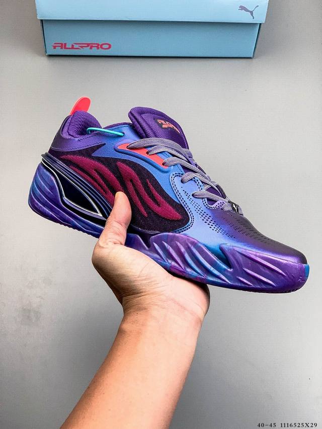 Puma All-Pro Nitro Clyde's Closet Low-Top Shock-Absorbing Basketball Shoes Scout