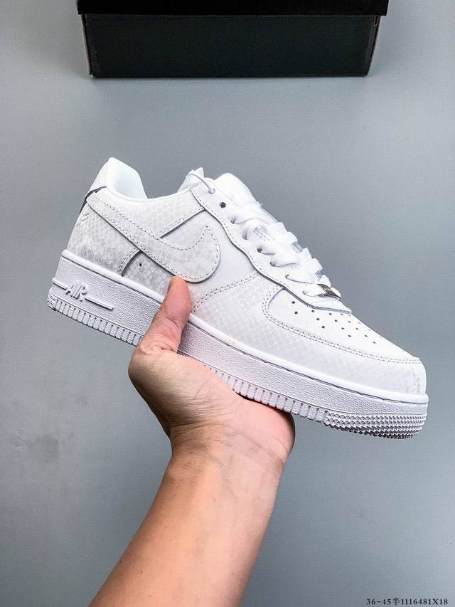 Authentic label on second-layer! Nike Air Force 1 Low, classic and versatile cas