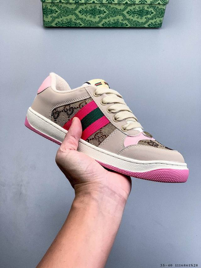 Gucci Distressed Screener Sneaker Official Synchronized Classic Original Retro V