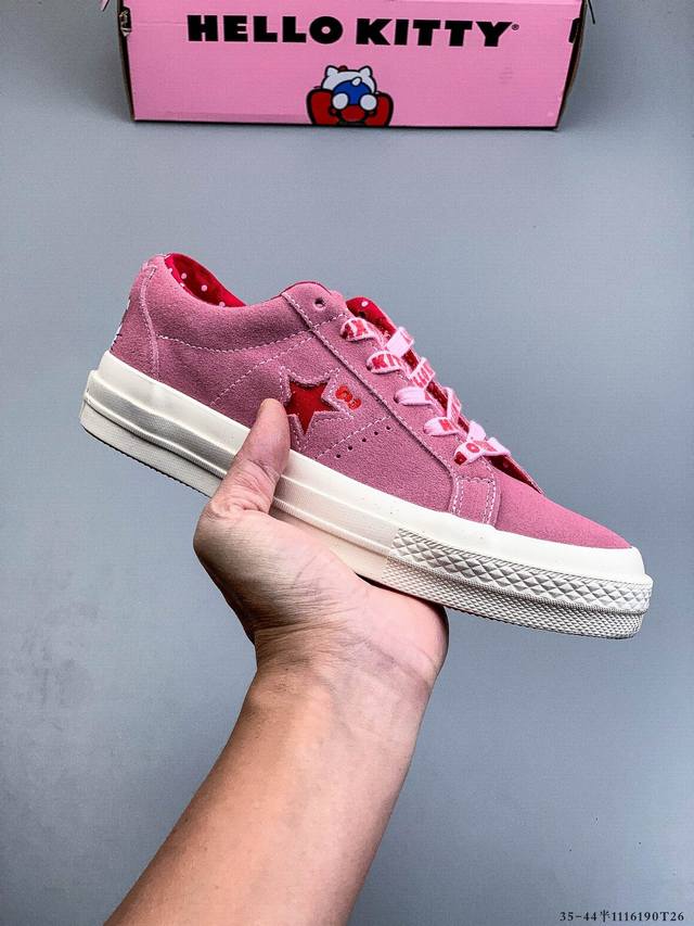 Company Grade! Converse Squaretoe Le Ox Square Toe Stitched Casual Sneakers 1116