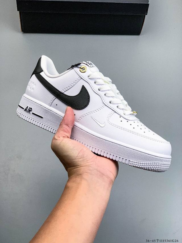 Company Grade! Nike Air Force 1 Low Classic Casual Sneakers 1115361G26 DDD