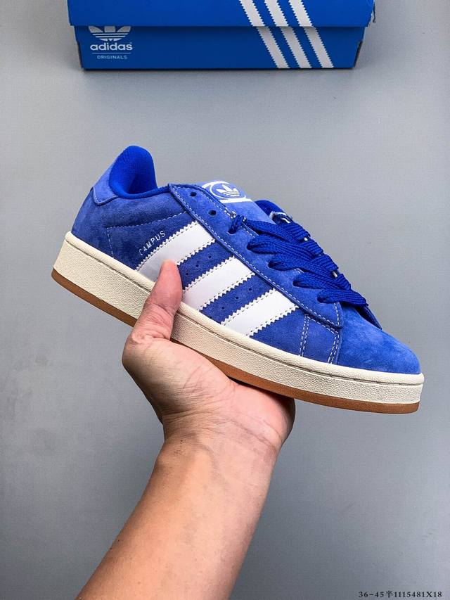 Authentic label, half size! Adidas Originals Campus 80s Classic Retro Low-Top Ve