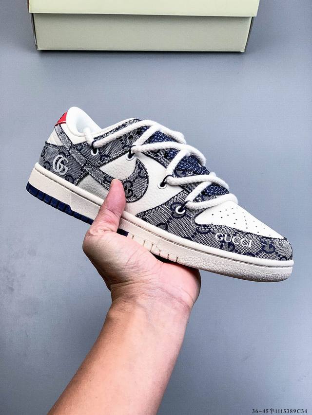 Nike Dunk SB Low skateboarding shoes Pure original production line! Top layer wi