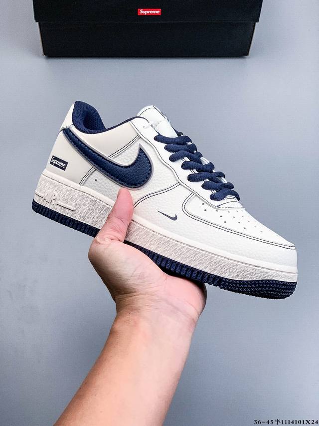 Authentic label on second-layer! Nike Air Force 1 Low, classic and versatile cas