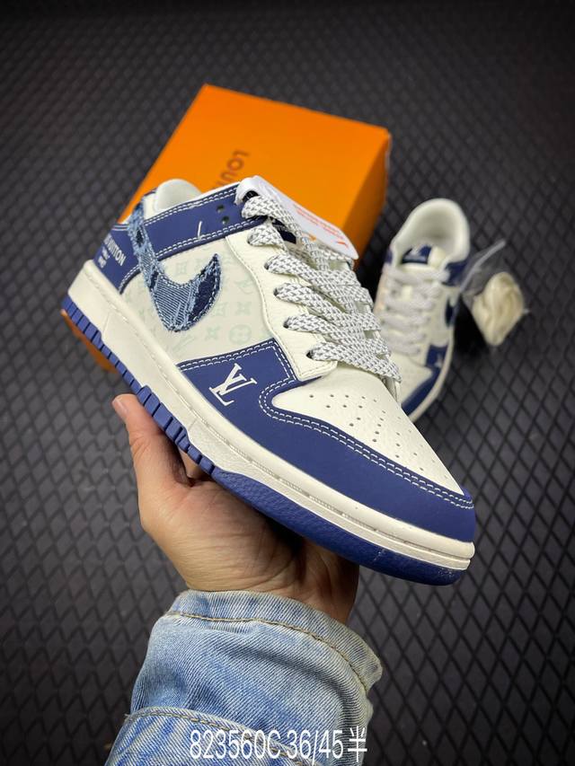 C Company Grade Nike Dunk Low Retro 'DIY High-End Custom' Nike Low-Top Casual Sp