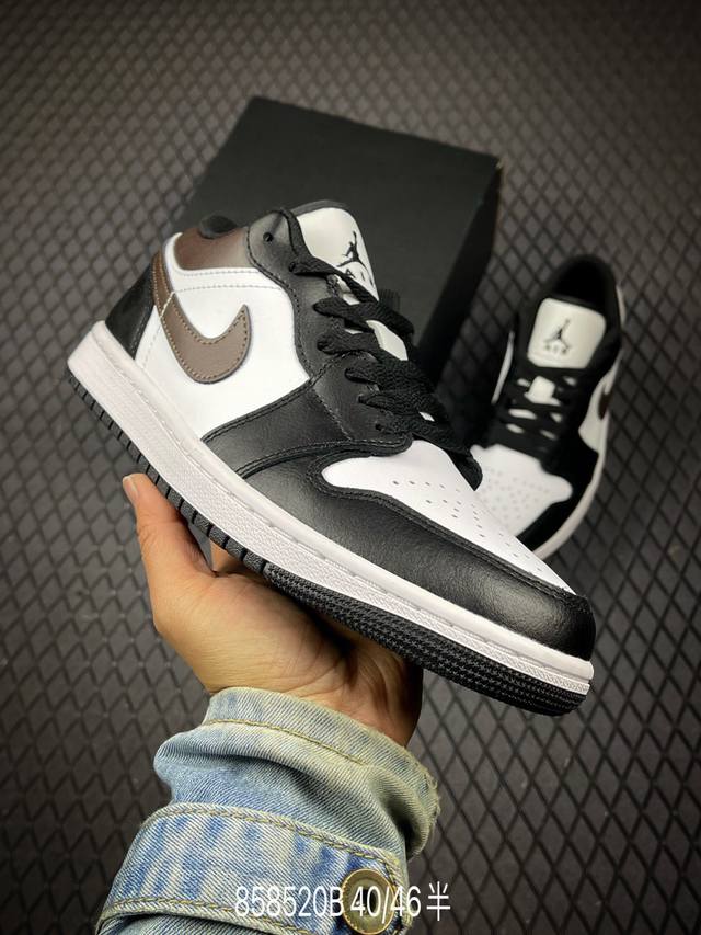 B Air Jordan 1 Low AJ1 Black Chocolate Low-Top Casual Sneakers #Highest Quality