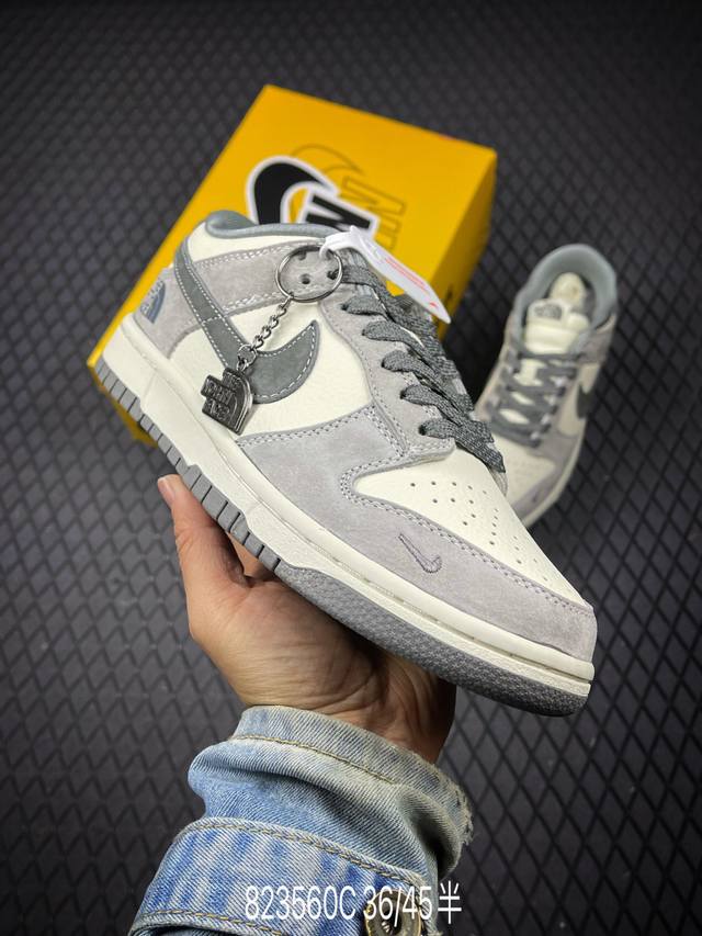 C Company Grade Nike Dunk Low Retro 'DIY High-End Custom' Nike Low-Top Casual Sp