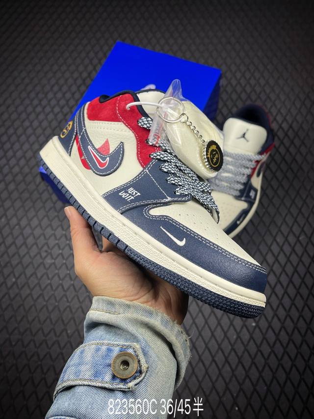 C Factory Grade Nike Air Jordan 1 Low Custom Colorway Custom AJ Collaboration -