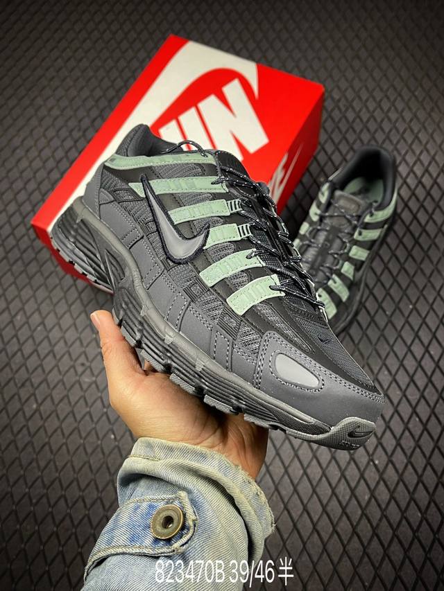 B Nike P-6000 PRM Retro Casual Sports Dad Shoes #Distinctive layered design, get