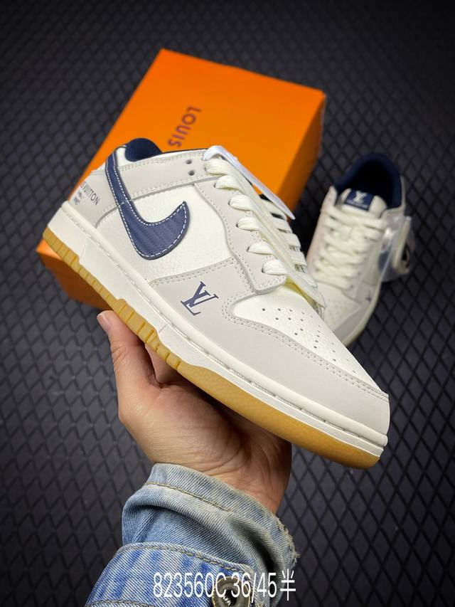 C Company Grade Nike Dunk Low Retro 'DIY High-End Custom' Nike Low-Top Casual Sp