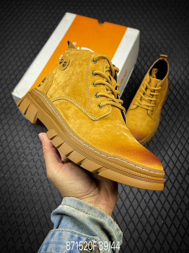 F 2025 Autumn/Winter Timberland Essential Outdoor Casual Yellow Boots Series. Ma