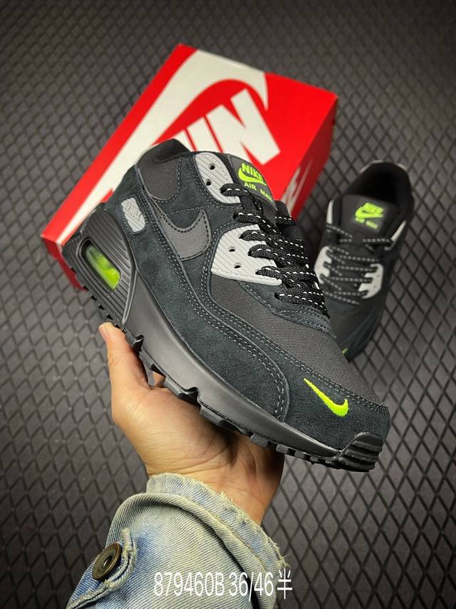 B Factory Grade Nike Air Max 90 Original Retro Cushion Versatile Casual Sports R