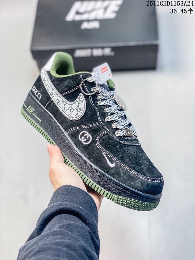 Limited Overseas Release! Factory Grade Nike Air Force 1 '07 Low "Gucci Collabor
