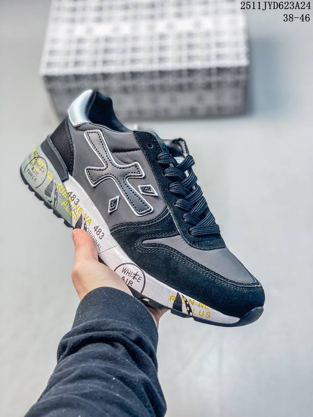 Italian footwear brand Premiata Premiata low-top versatile casual shoes Made ac