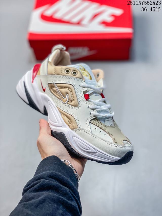 Description: Authentic Nike M2K Tekno half-size retro trendy versatile dad shoe