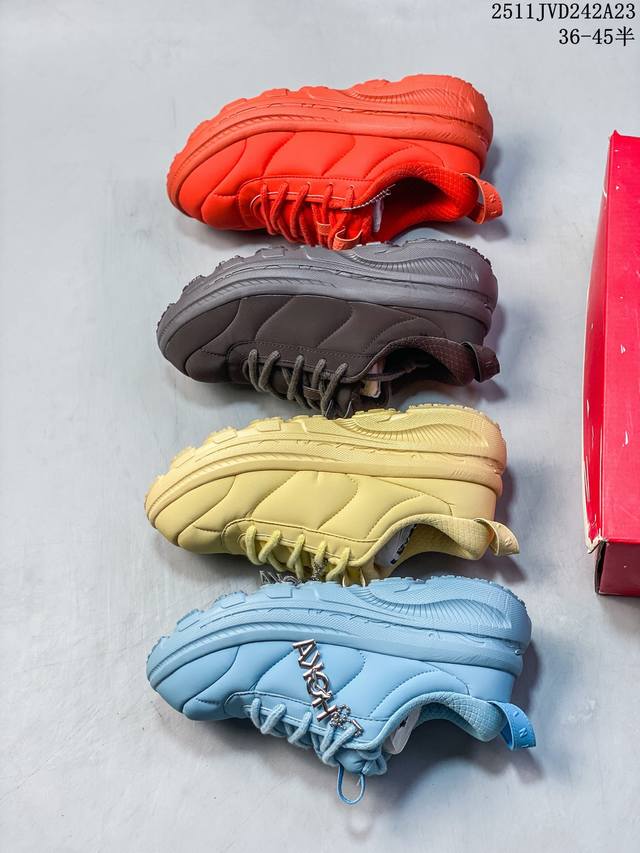 Marni X Hoka One One Bondi B3Ls Comfortable and Stylish Low-Top Casual Running S