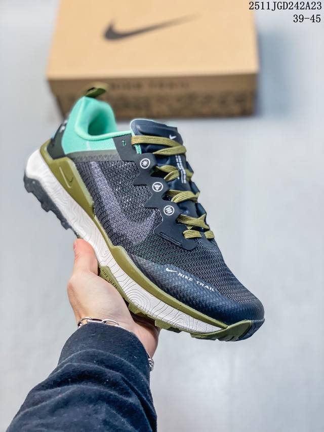 Nike Wildhorse 8 Trendy Fashion Fabric Shock-Absorbing Wear-Resistant Low-Top Ru