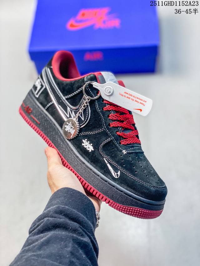 Limited Overseas Release! Factory Grade Nike Air Force 1 '07 Low "Stussy Collabo