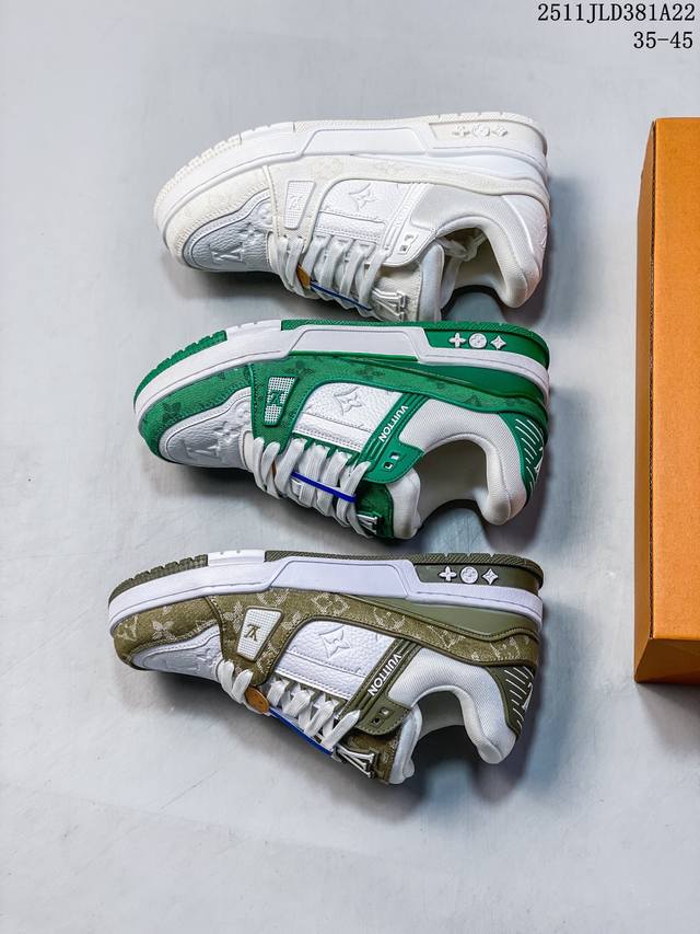 Company-grade Louis Vuitton Trainer Sneaker Low, fashionable athletic shoes, tre