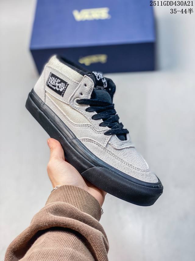 Vans Premium Half Cab Comfortable Mid-Top Sneakers, Unisex (DDD) Sizes: 35 36 36