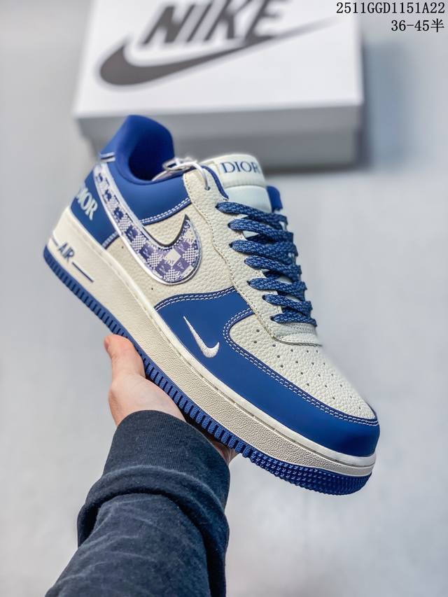 Limited Overseas Release! Factory Grade Nike Air Force 1 '07 Low "Dior Collabora