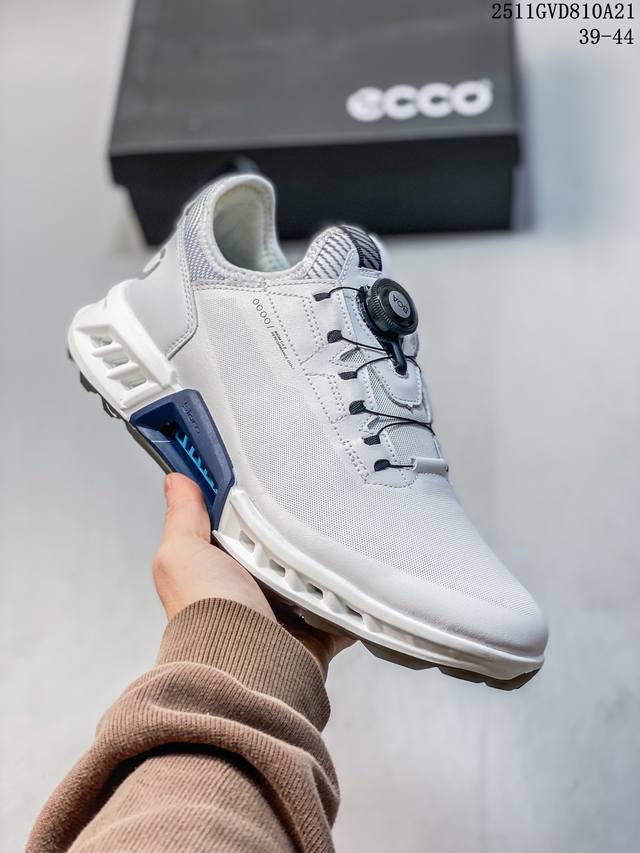 Ecco Golf Sneakers Men's Shoes, Walking Leather Shoes, Non-slip Running Shoes, W