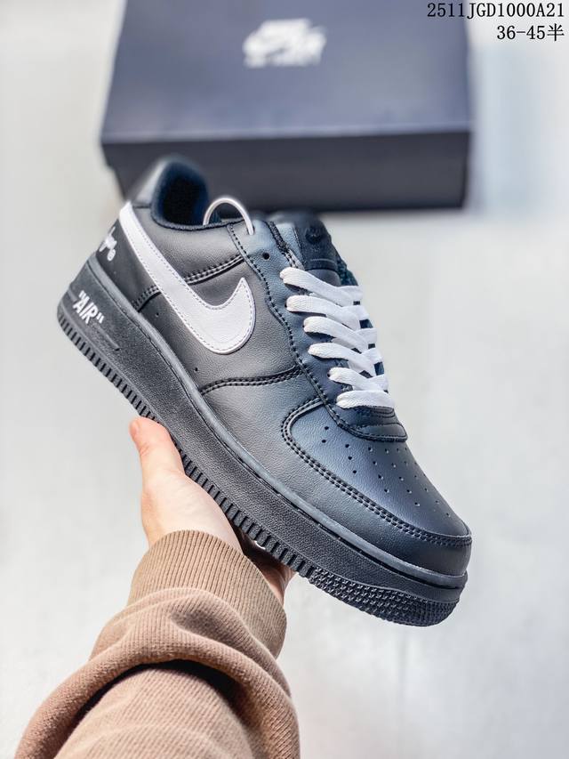 Nike Air Force 1 Af1 Low-Top Sneakers, Marca Dragon Af1 Thick-Soled Height-Incr