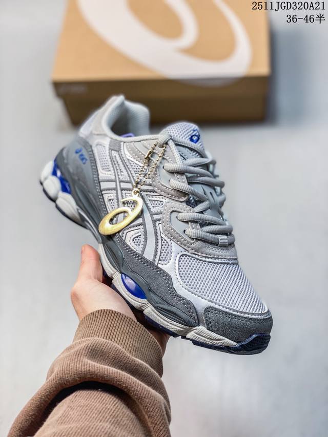 Asics Gel-Nyc. Asics breathable mesh upper with some synthetic leather sections,