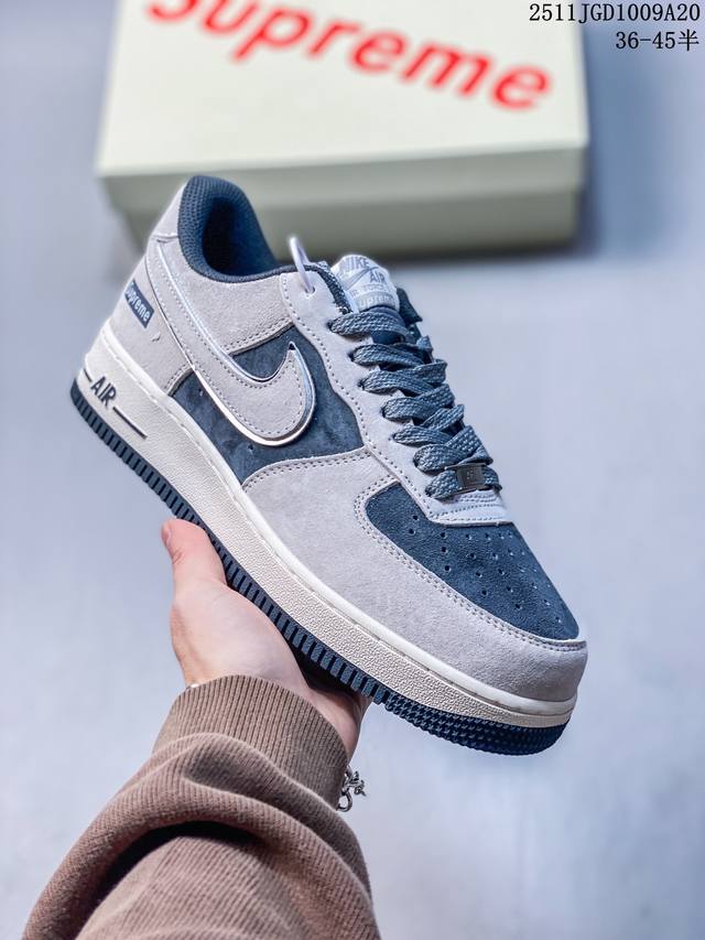 Nike Air Force 1 Af1 Low-Top Sneakers, Marca Dragon Af1 Thick-Soled Height-Incr