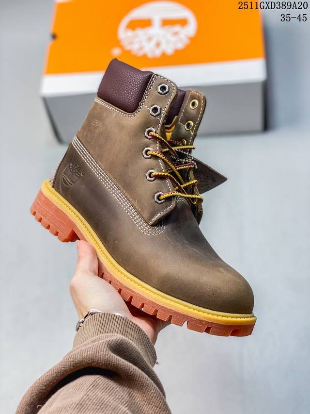 Timberland Autumn/Winter New Arrival - Must-Have Outdoor Casual Yellow Boots - D