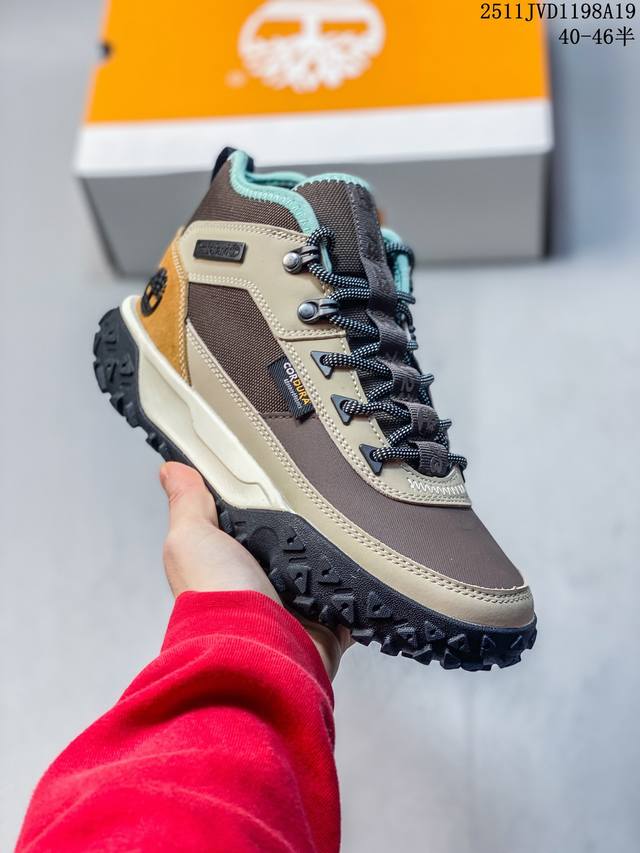 Timberland Grey/Beige/Brown, Summer Mesh Design, Outdoor High-Top Casual Yellow