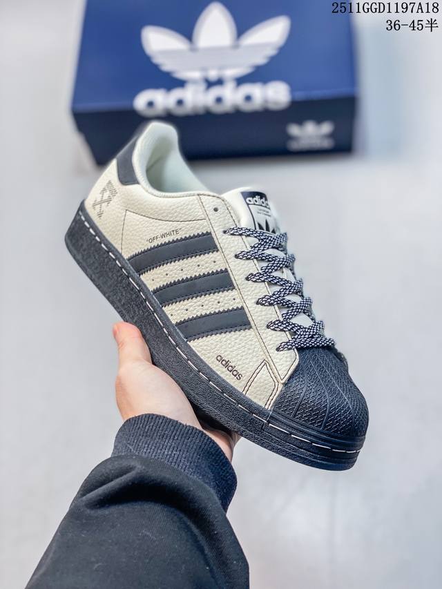 Clt X Ad Originals #Shell Toe Ow - Limited Edition Collaboration: Soft Leather i