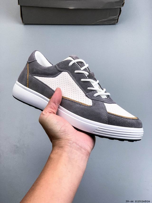 Company Grade! Ecco Men's Classic Lisbon Lace Ecco Street Fun Series Lace-up Cas