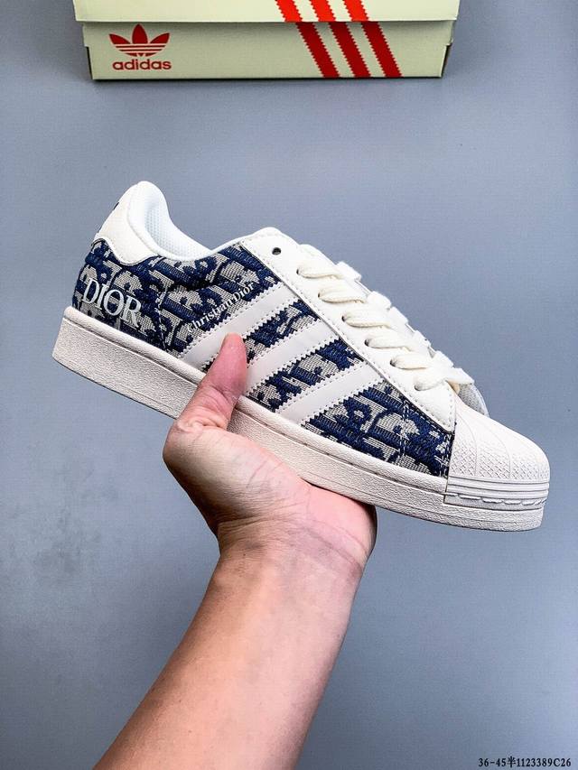 Company-grade! Adidas Superstar II New Versatile Casual Sneakers 1123389C26 DDD