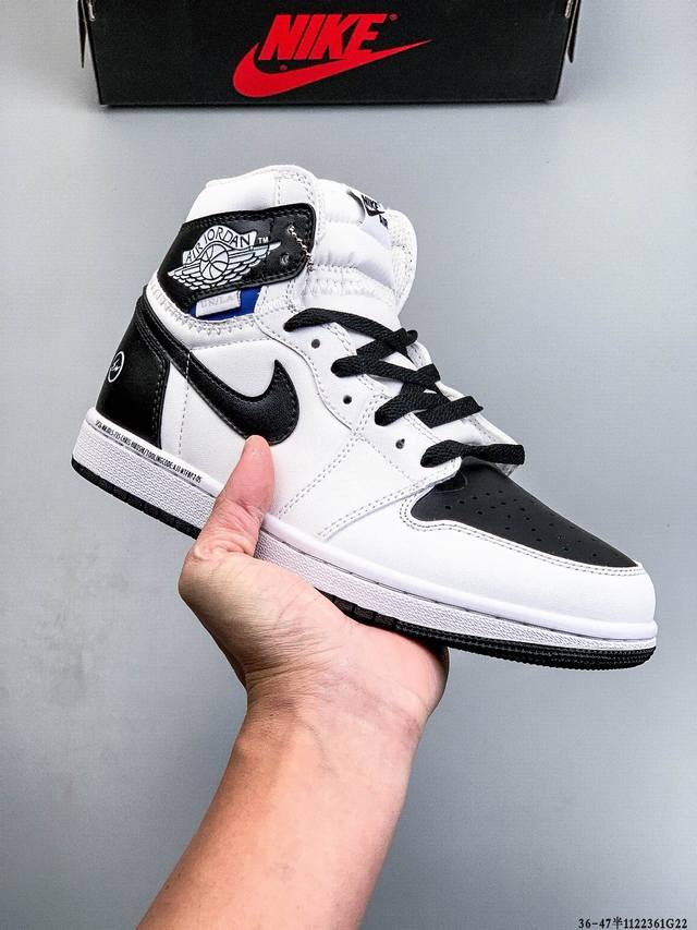 Authentic label on second-layer! Nike Air Jordan 1 (AJ1) High-top Retro Casual B